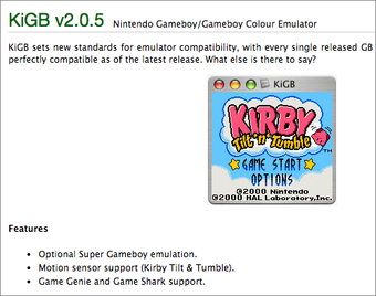 gameboy color emulator mac with gameshark